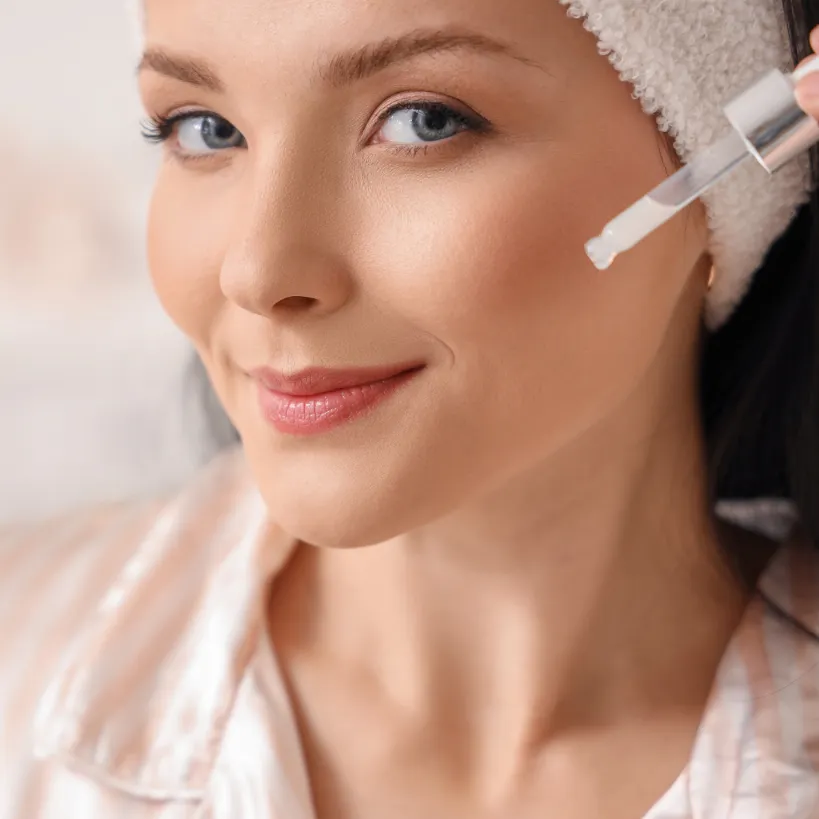 usar un Sérum hidratante y nutritivo para piel seca